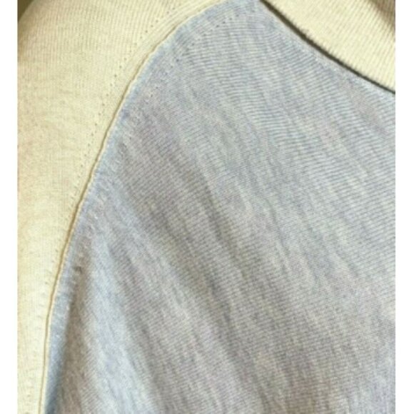 White House Black Market M Cowl Neck Colorblock Tunic Sweater 167C - Picture 5 of 7